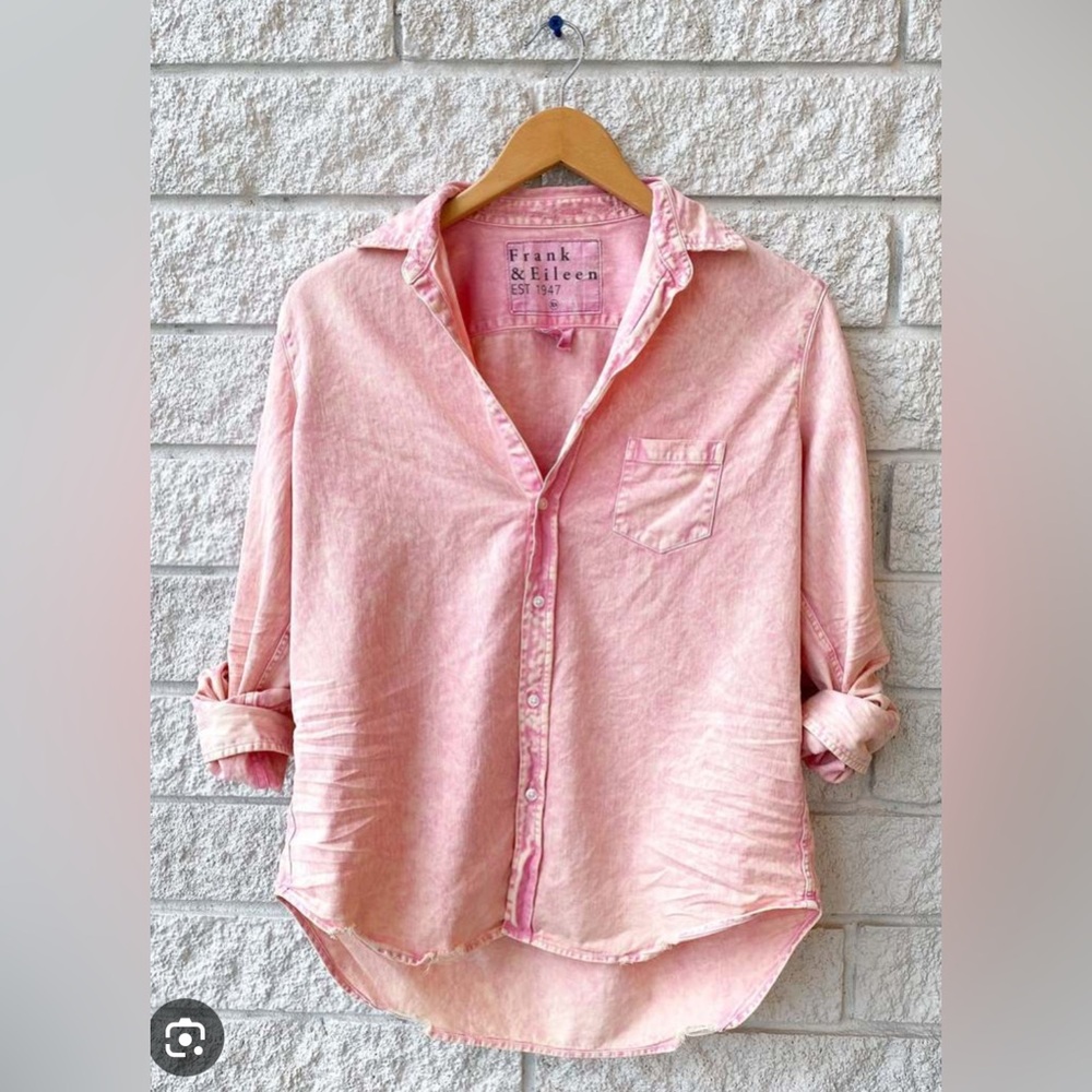 Frank & Eileen Washed Pink Button-Down Shirt